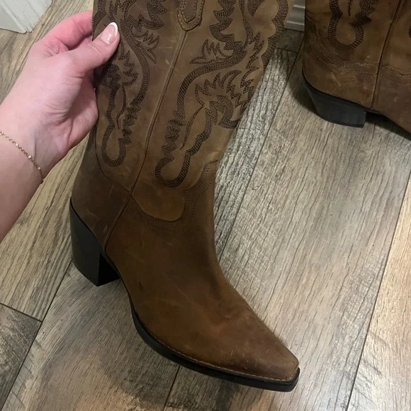 Jeffrey Campbell Dagget Boot Brown Wash - Picture 4 of 6